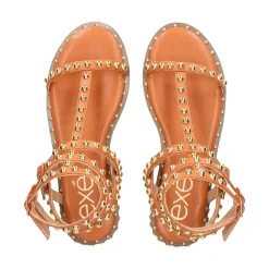EXE Sandalias planas de Mujer VF239D-78 TAN