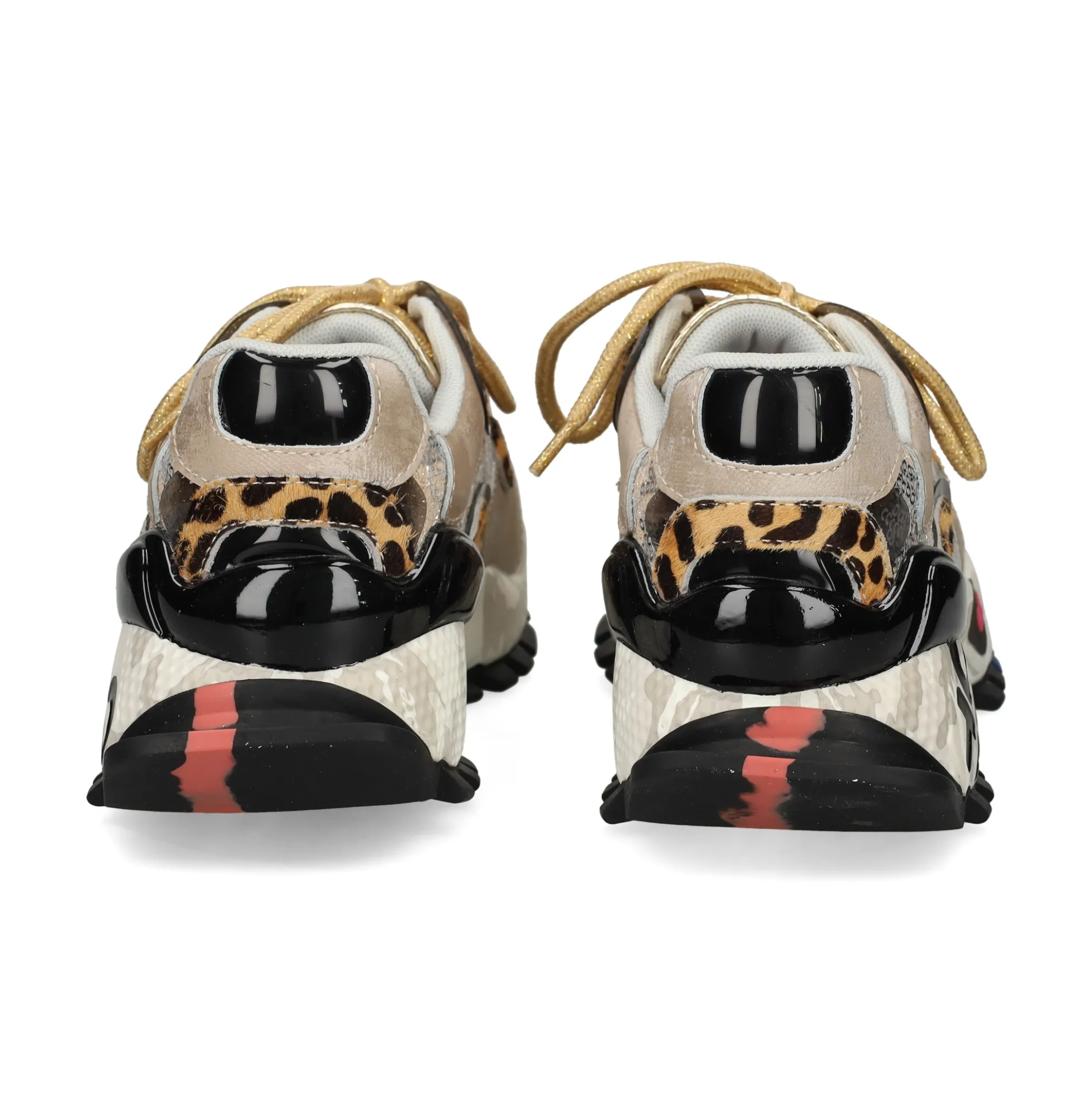 EXE Zapatillas de Mujer 134-10 LEOPARD TAUPE