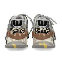 EXE Zapatillas de Mujer 134-10 LEOPARD GREY
