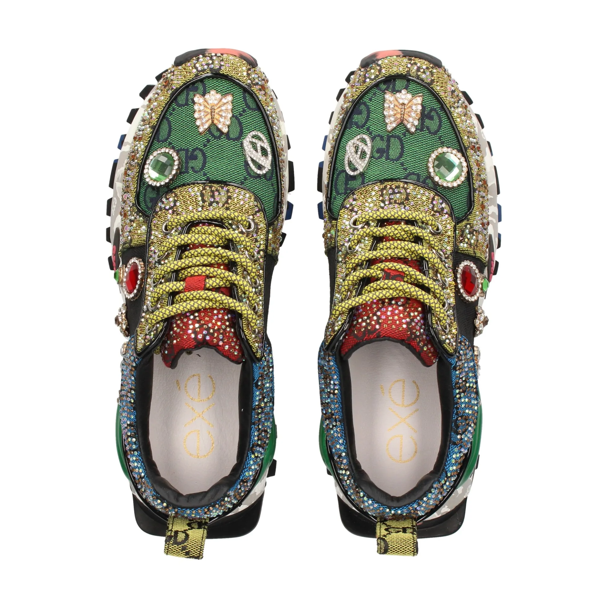 EXE Zapatillas de Mujer SY24-6 GREEN BLACK