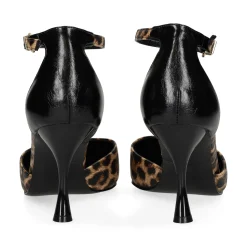 EXE Zapatos de tacón alto PARIS-817 LEOPARD BLACK