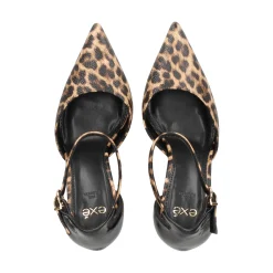 EXE Zapatos de tacón alto PARIS-817 LEOPARD BLACK