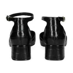 EXE Zapatos de tacón bajo GRACE-617 NEGRO