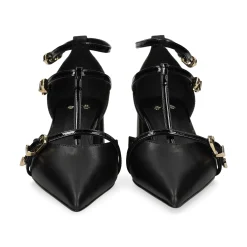 EXE Zapatos de tacón bajo GRACE-630 NEGRO