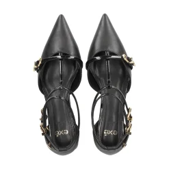 EXE Zapatos de tacón bajo GRACE-630 NEGRO