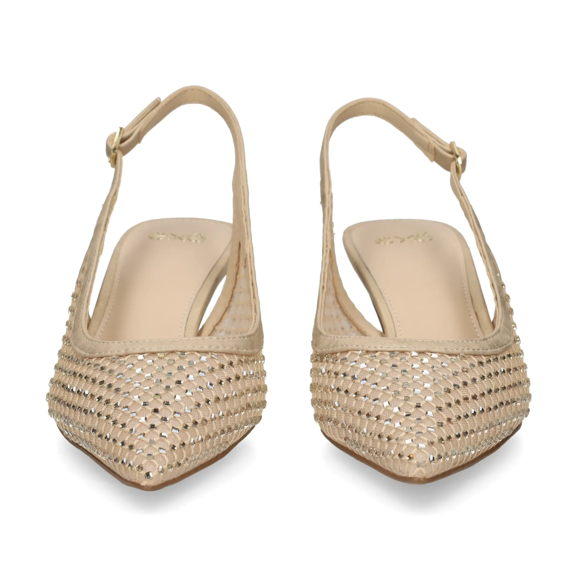 EXE Zapatos de tacón bajo IRIS-222 ORO