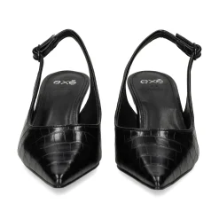 EXE Zapatos de tacón medio de Mujer BLAIR-368 NEGRO