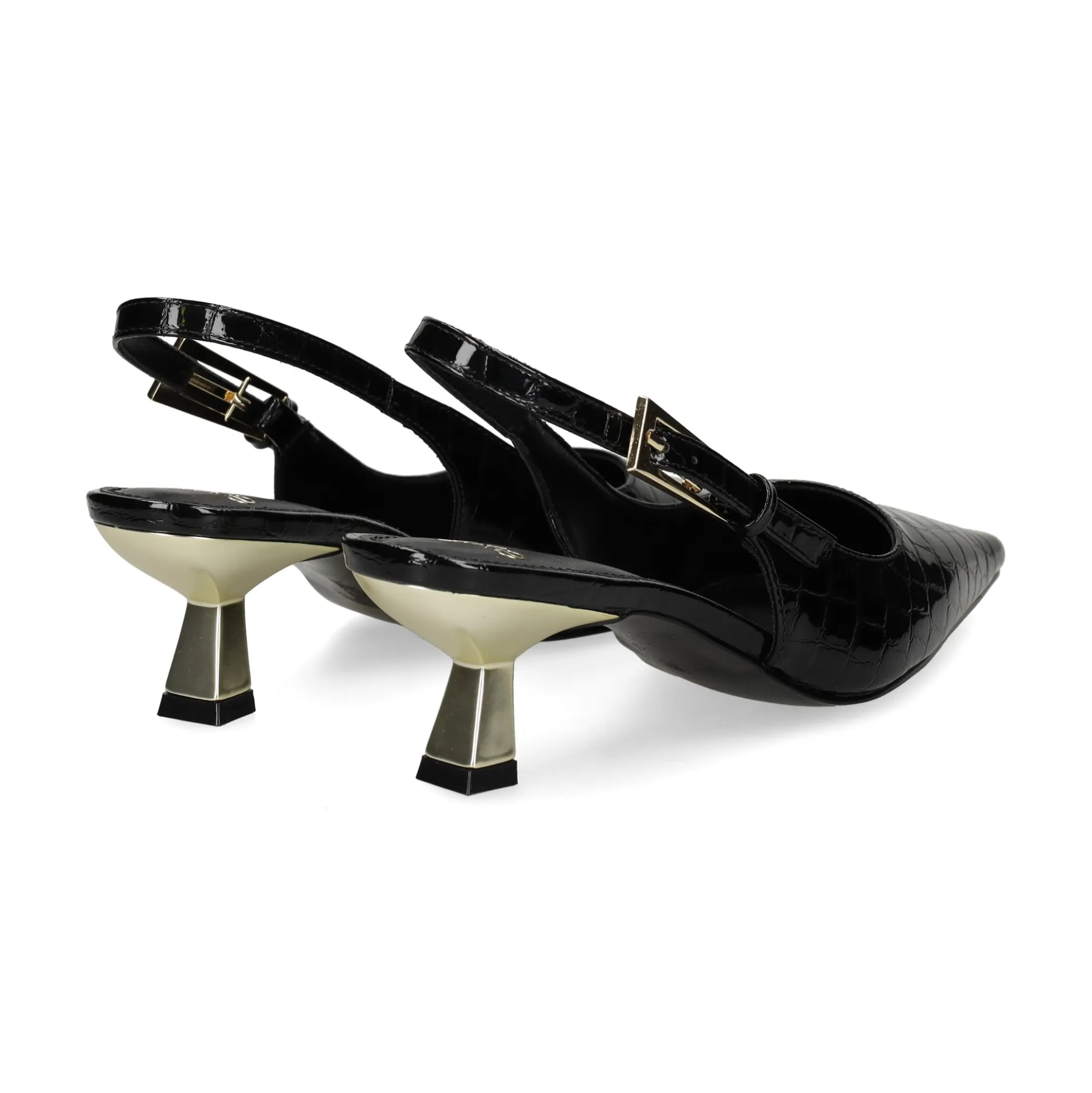 EXE Zapatos de tacón medio de Mujer BLAIR-358 NEGRO