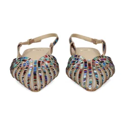EXE Zapatos planos de Mujer KENDAL-244 TAUPE MULTI