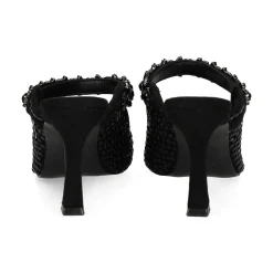 EXE Zuecos de Mujer LAMINA-277 NEGRO