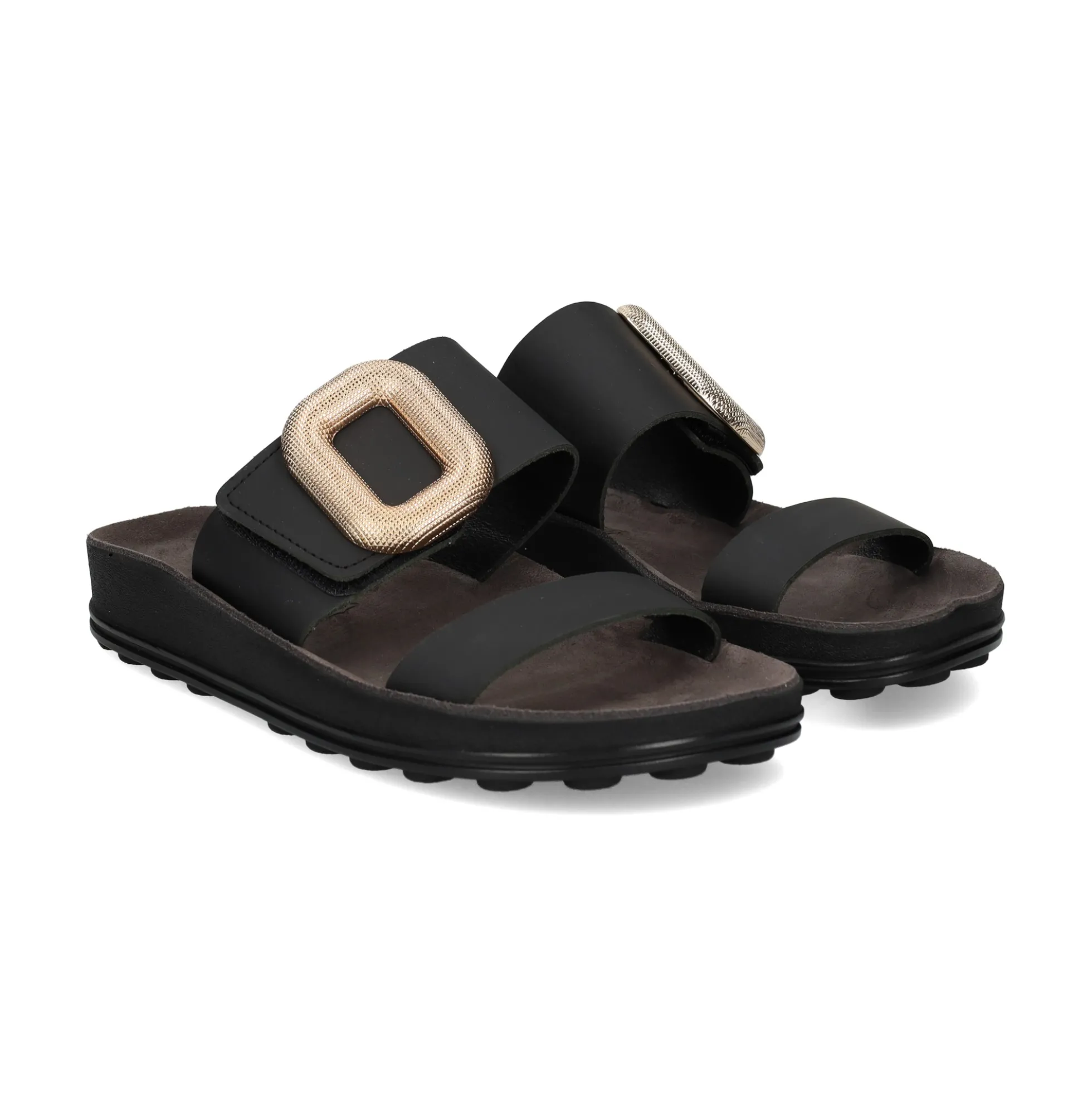 FANTASY Sandalias planas de Mujer GIGI NEGRO