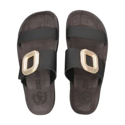 FANTASY Sandalias planas de Mujer GIGI NEGRO