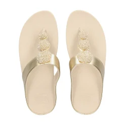 FITFLOP Sandalias cuña de Mujer IU1 675 PLATINO