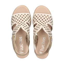 FLUCHOS Sandalias cuña de Mujer F1972 RAW CAVA