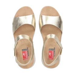 FLUCHOS Sandalias cuña de Mujer F1475 PLATINO