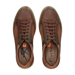 FLUCHOS Zapatillas de Hombre F2279 CAFE+COM.1