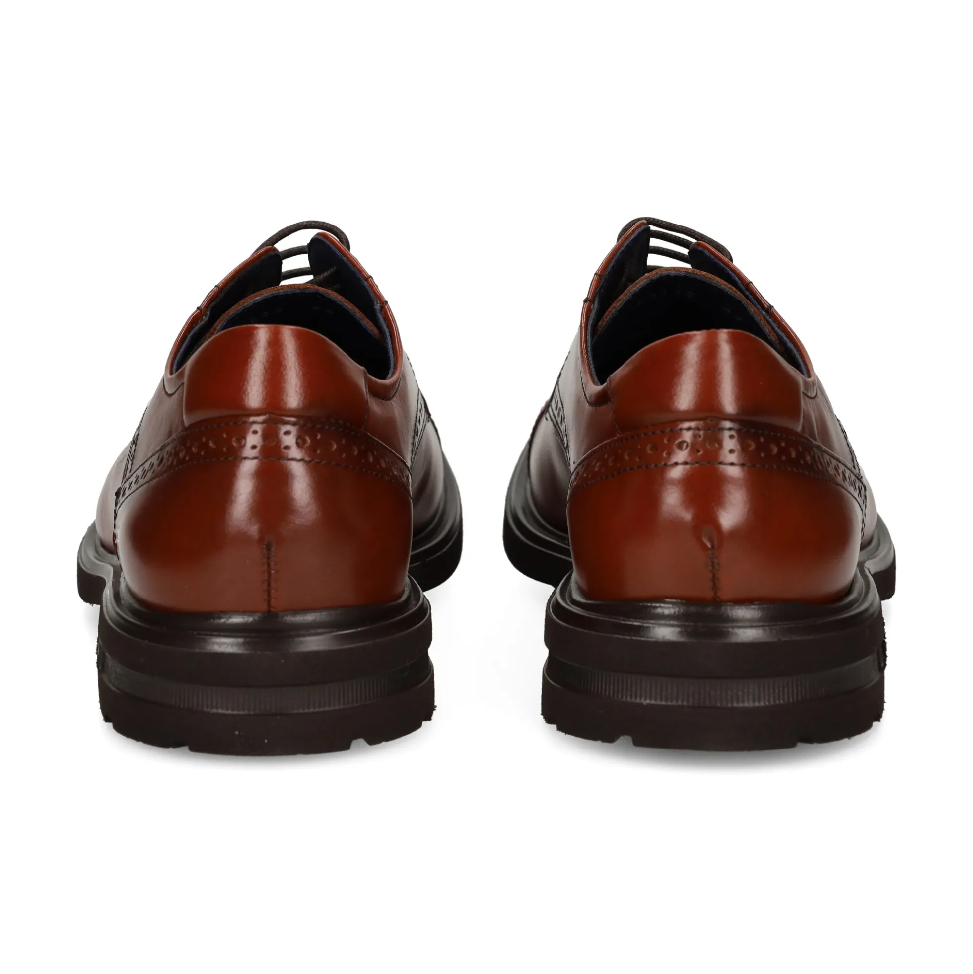 FLUCHOS Zapatos de vestir de Hombre F0629 CASTAÑO