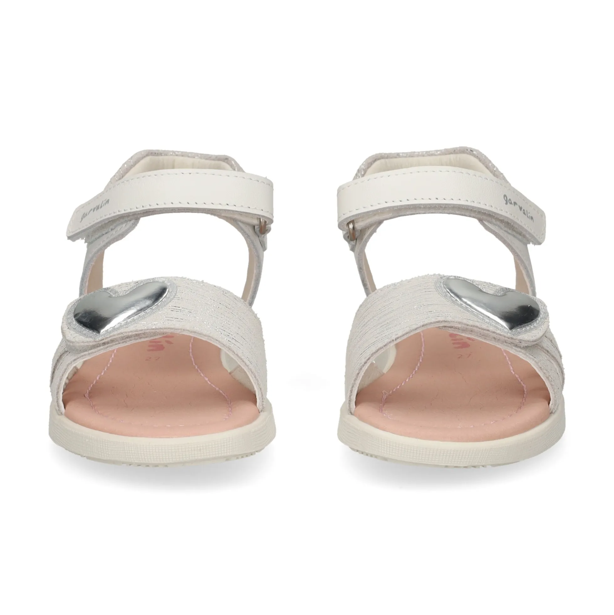 GARVALIN Sandalias, chanclas y albarcas de niña 252424-B050 BLANCO