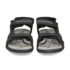 GEOX Sandalias de Hombre U8224D C9310 BLACK/STO