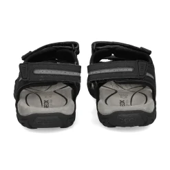 GEOX Sandalias de Hombre U8224D C9310 BLACK/STO