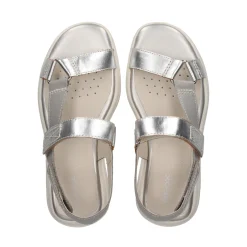 GEOX Sandalias planas de Mujer D25ADA C1355 LT GREY/S