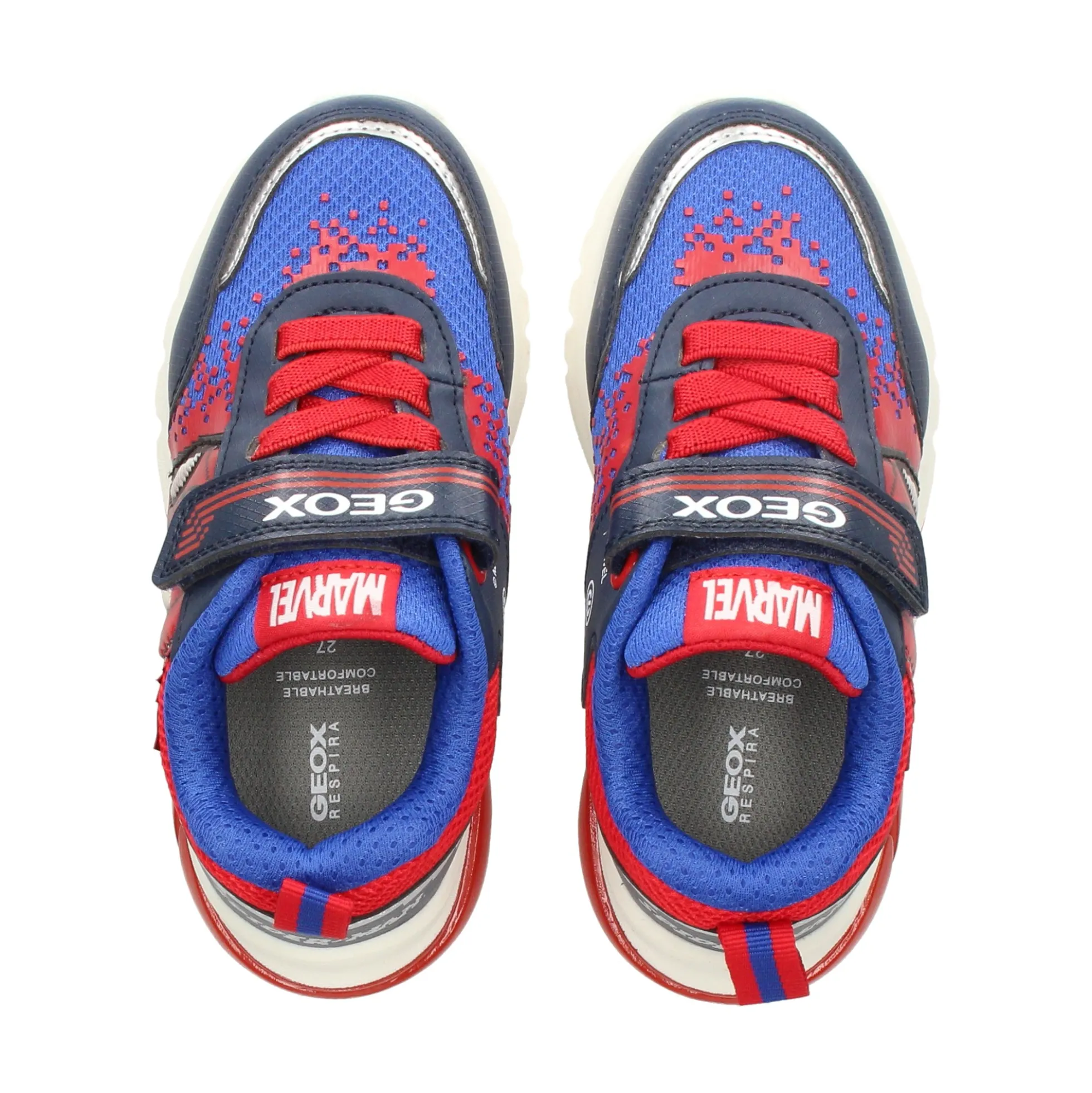 GEOX Zapatillas de Niño J45LBF C0735 NAVY/RED