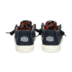 HEY DUDE Zapatillas de Hombre WALLY SOX STITCH 4NY NAVY