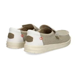 HEY DUDE Zapatillas de Hombre MIKKA BRAIDED 1LB OFF WHITE