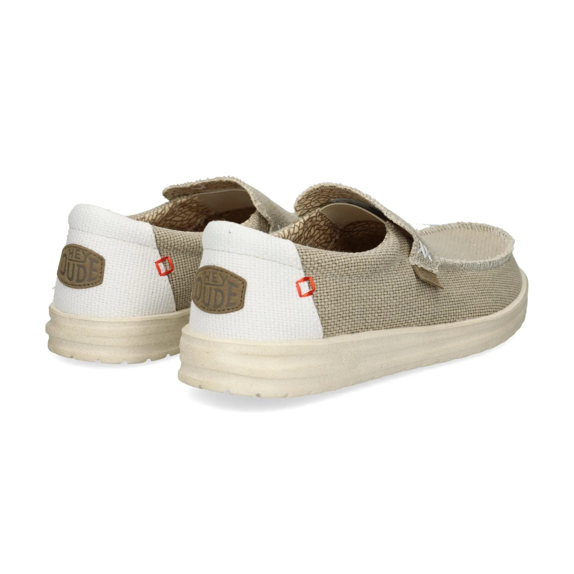 HEY DUDE Zapatillas de Hombre MIKKA BRAIDED 1LB OFF WHITE
