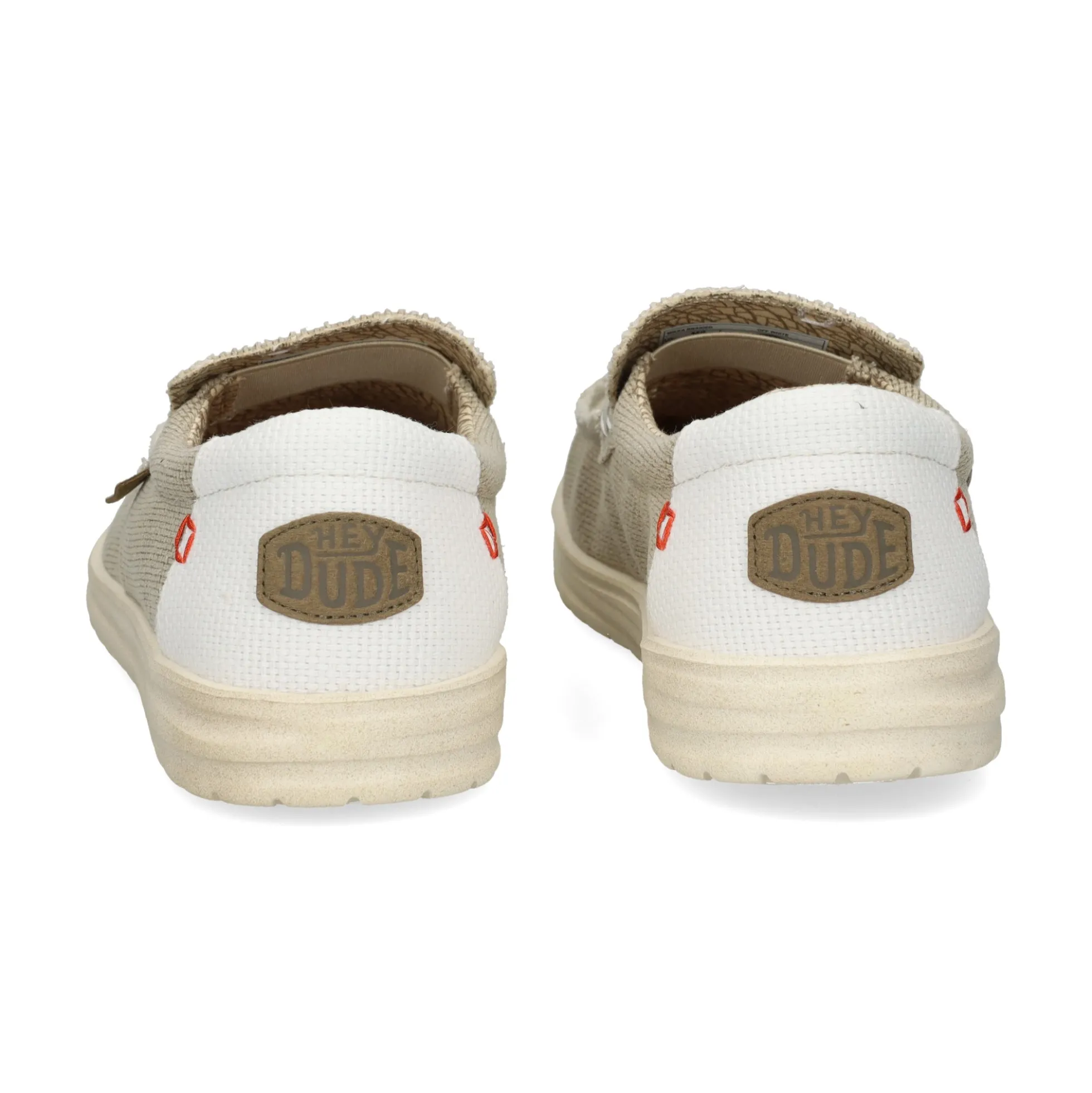HEY DUDE Zapatillas de Hombre MIKKA BRAIDED 1LB OFF WHITE