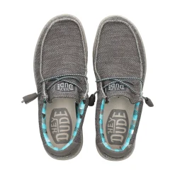 HEY DUDE Zapatillas de Hombre WALLY SOX 025 CHARCOAL