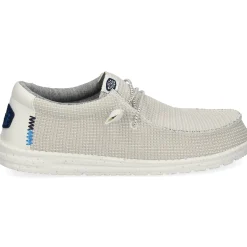 HEY DUDE Zapatillas de Hombre WALLY SPORT MESH 100 BLANCO
