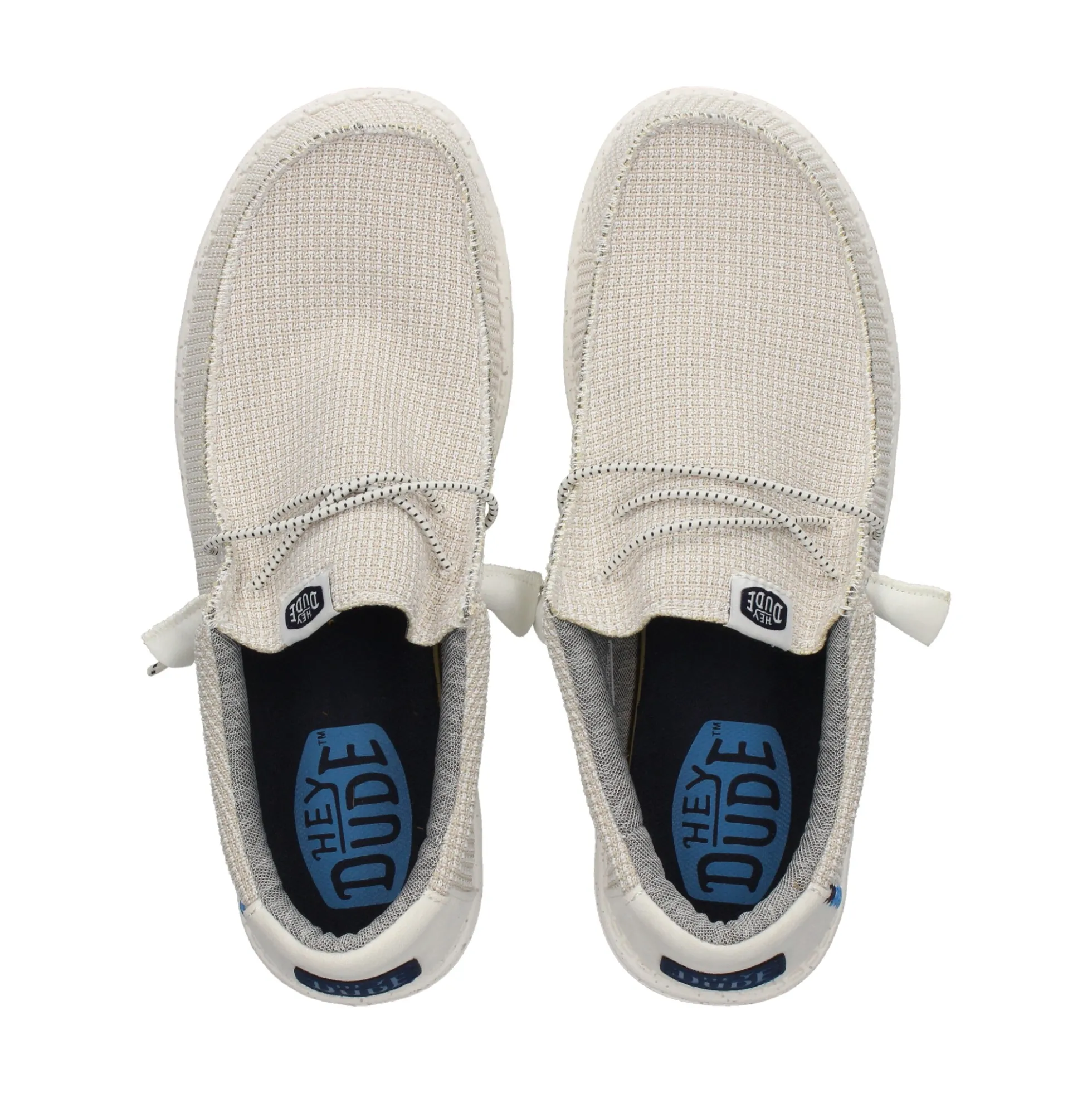 HEY DUDE Zapatillas de Hombre WALLY SPORT MESH 100 BLANCO