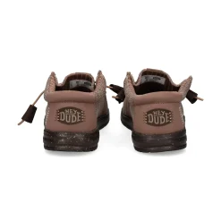 HEY DUDE Zapatillas de Hombre WALLY STRETCH 0PQ DEEP TAUPE/