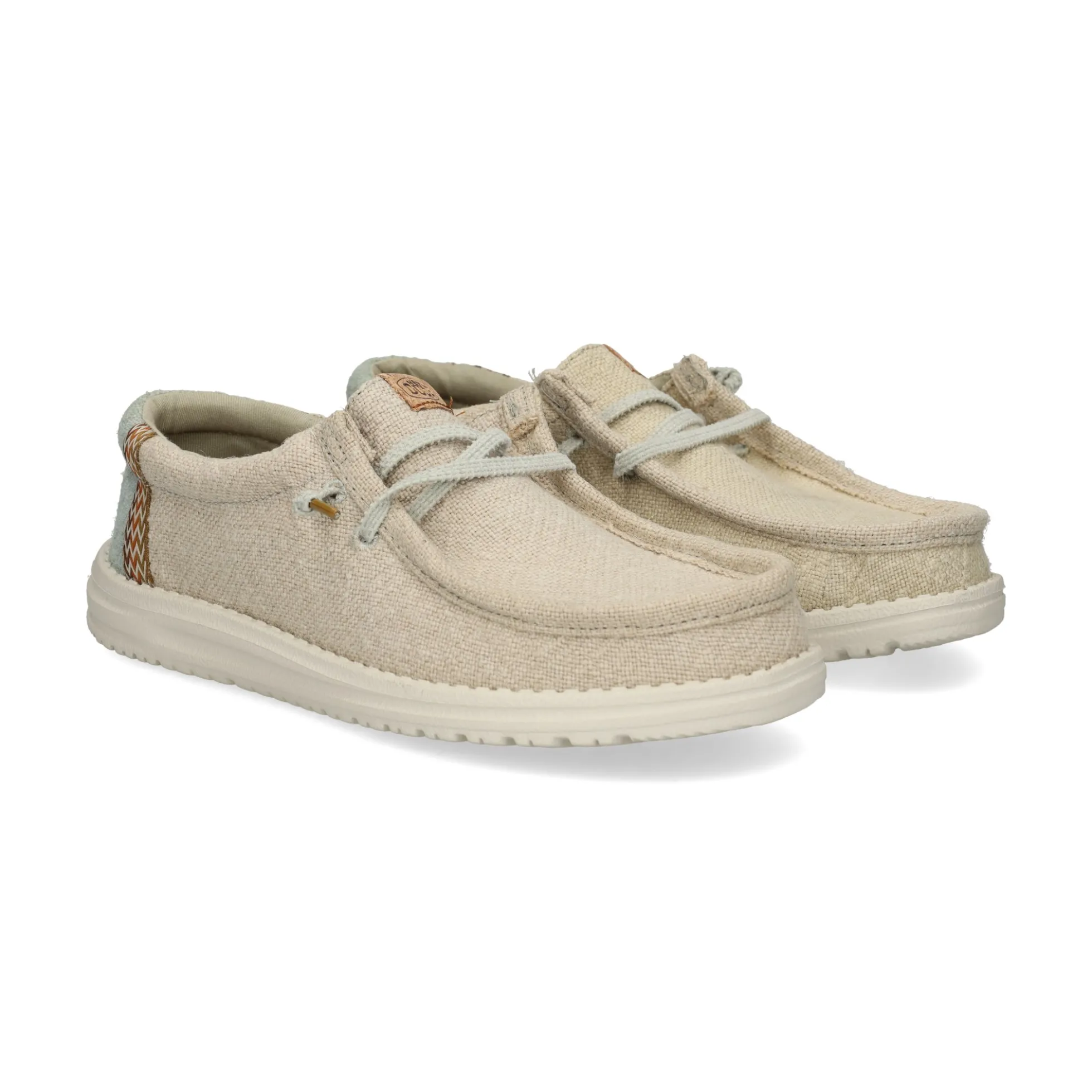 HEY DUDE Zapatillas de Hombre WALLY JUTE 1UH GREY/GREEN