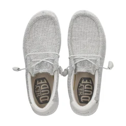 HEY DUDE Zapatillas de Hombre WALLY SOX 1KA STONE WHITE