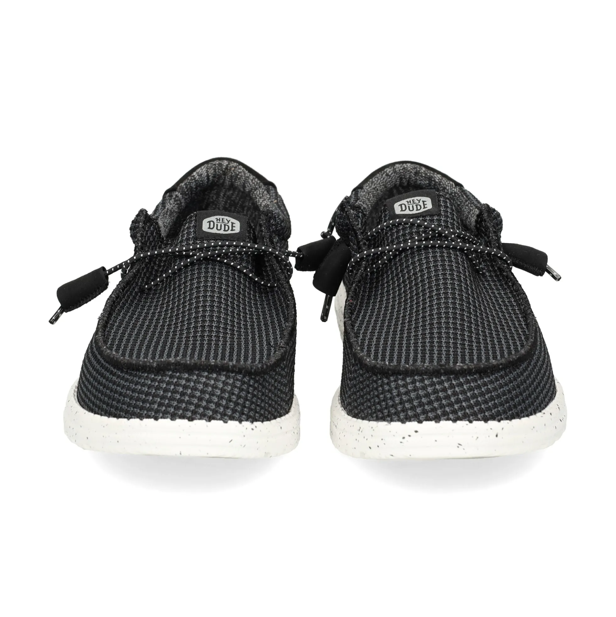 HEY DUDE Zapatillas de Hombre WALLY SPORT MESH 066 BLACK/WHITE