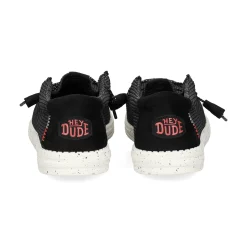 HEY DUDE Zapatillas de Hombre WALLY SPORT MESH 066 BLACK/WHITE