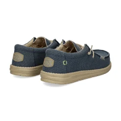 HEY DUDE Zapatillas de Hombre WALLY BRAIDED 4NM BLUE NIGHT
