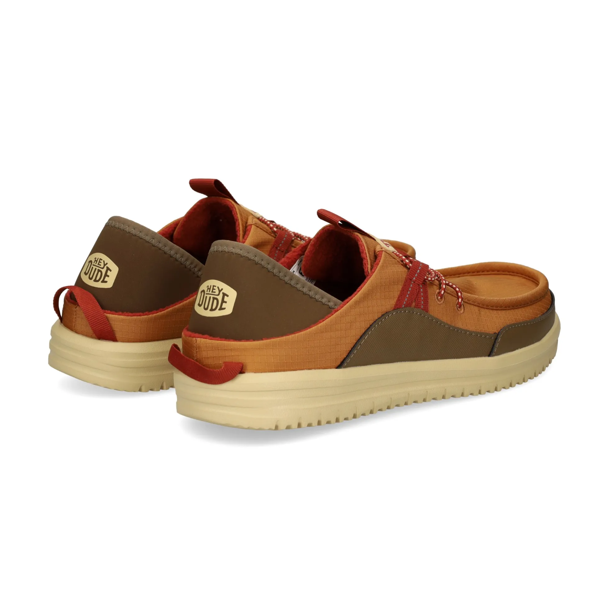 HEY DUDE Zapatos de vestir de Hombre 44338 2LI BONE BROWN