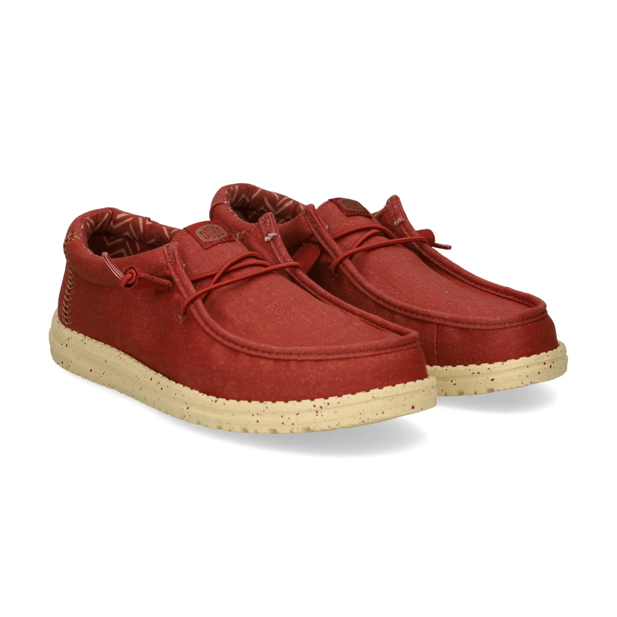 HEY DUDE Zapatos de vestir de Hombre 40700 7BH BURNT RED