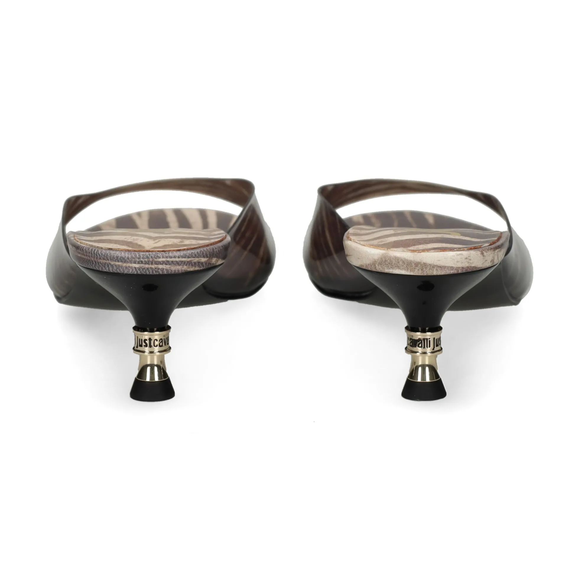JUST CAVALLI Sandalias con tacón de Mujer 80RA3S61 R83 NATURAL PAL