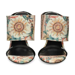 JUST CAVALLI Sandalias con tacón de Mujer 80RA3S49 R85 PERSIAN/TAR