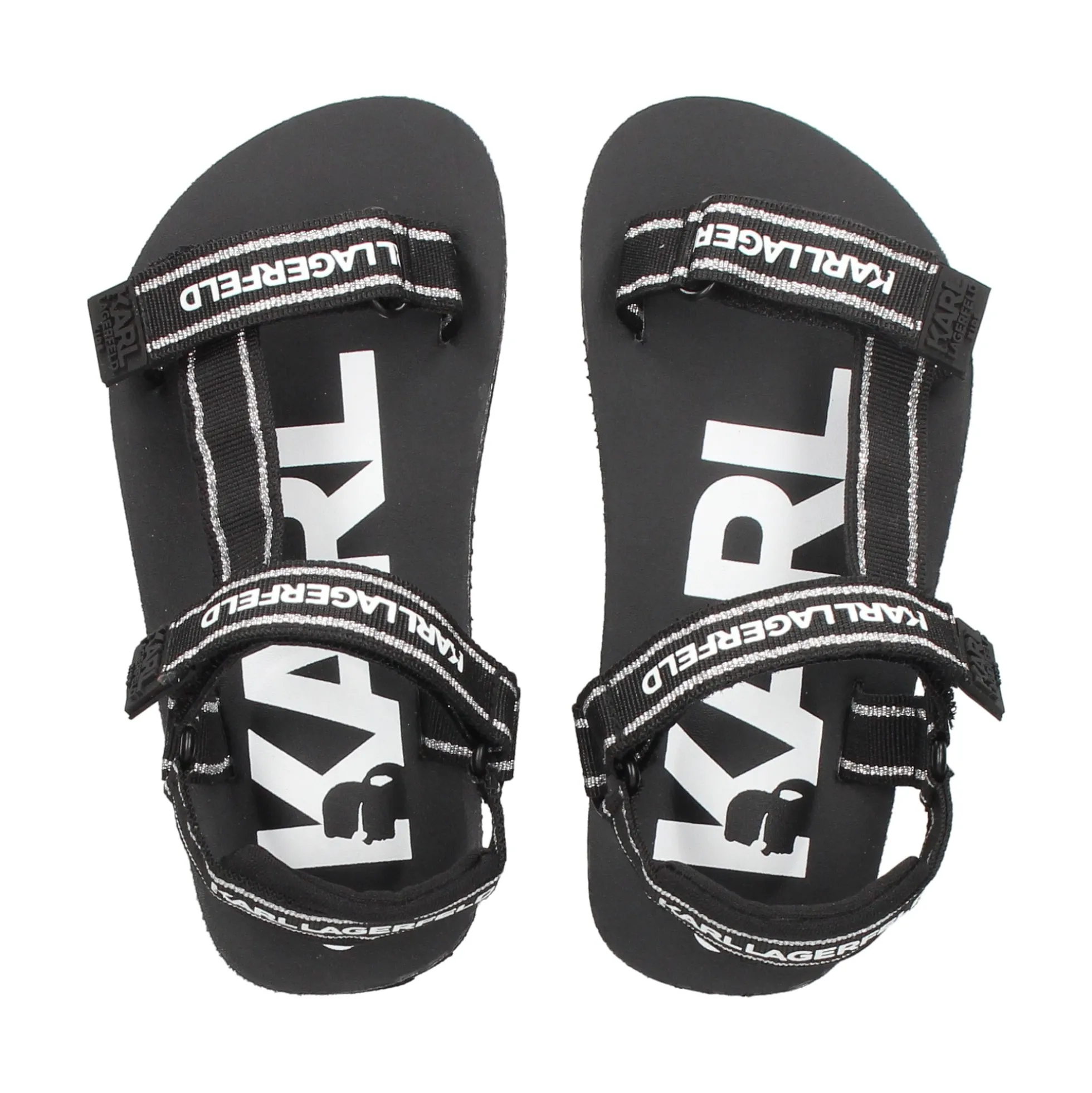 KARL LAGERFELD KIDS Sandalias, chanclas y albarcas de niña Z30001 09B NEGRO