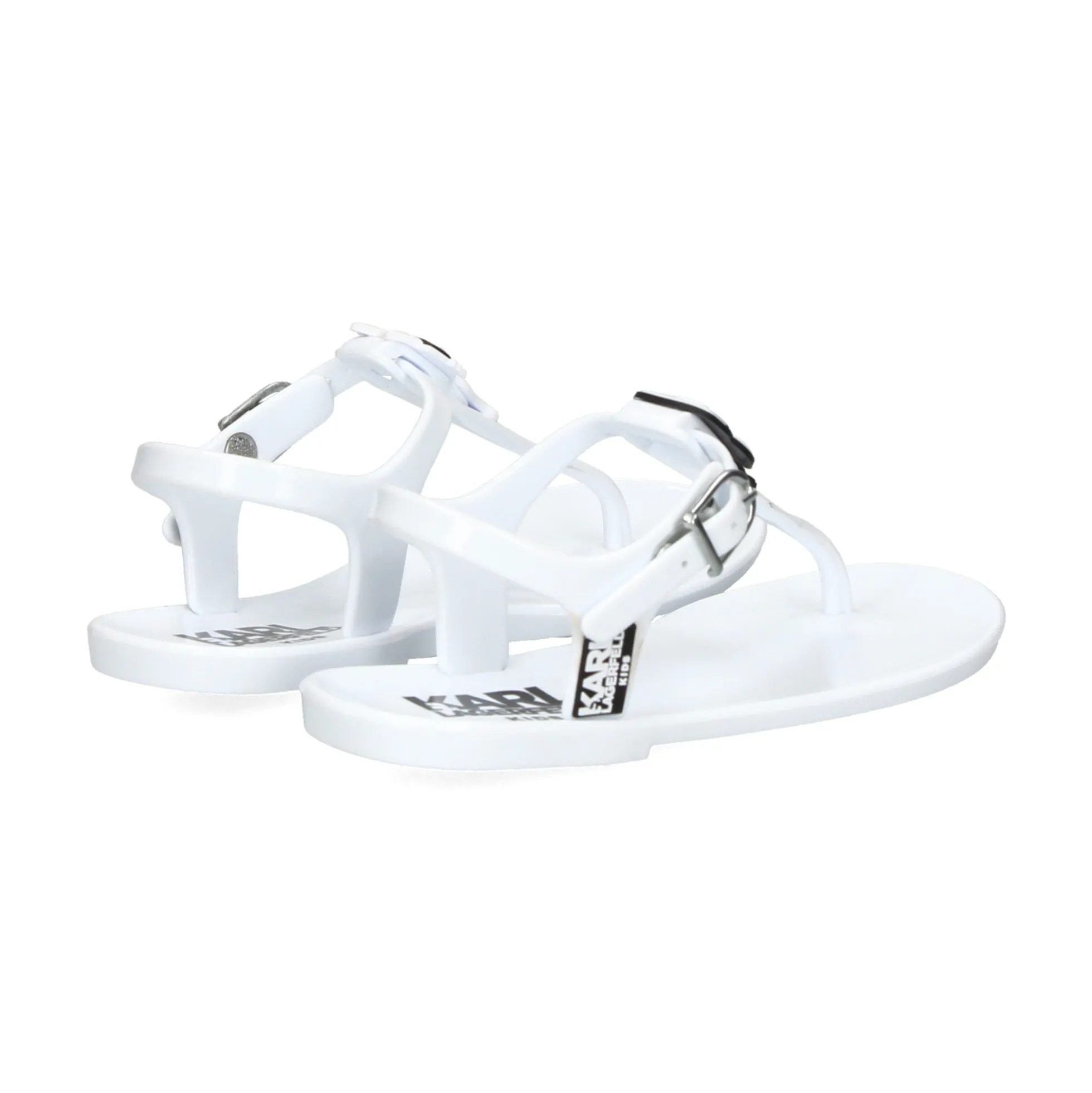 KARL LAGERFELD KIDS Sandalias, chanclas y albarcas de niña Z19098 10B BLANCO