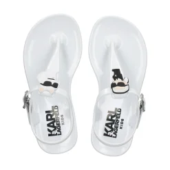 KARL LAGERFELD KIDS Sandalias, chanclas y albarcas de niña Z19098 10B BLANCO