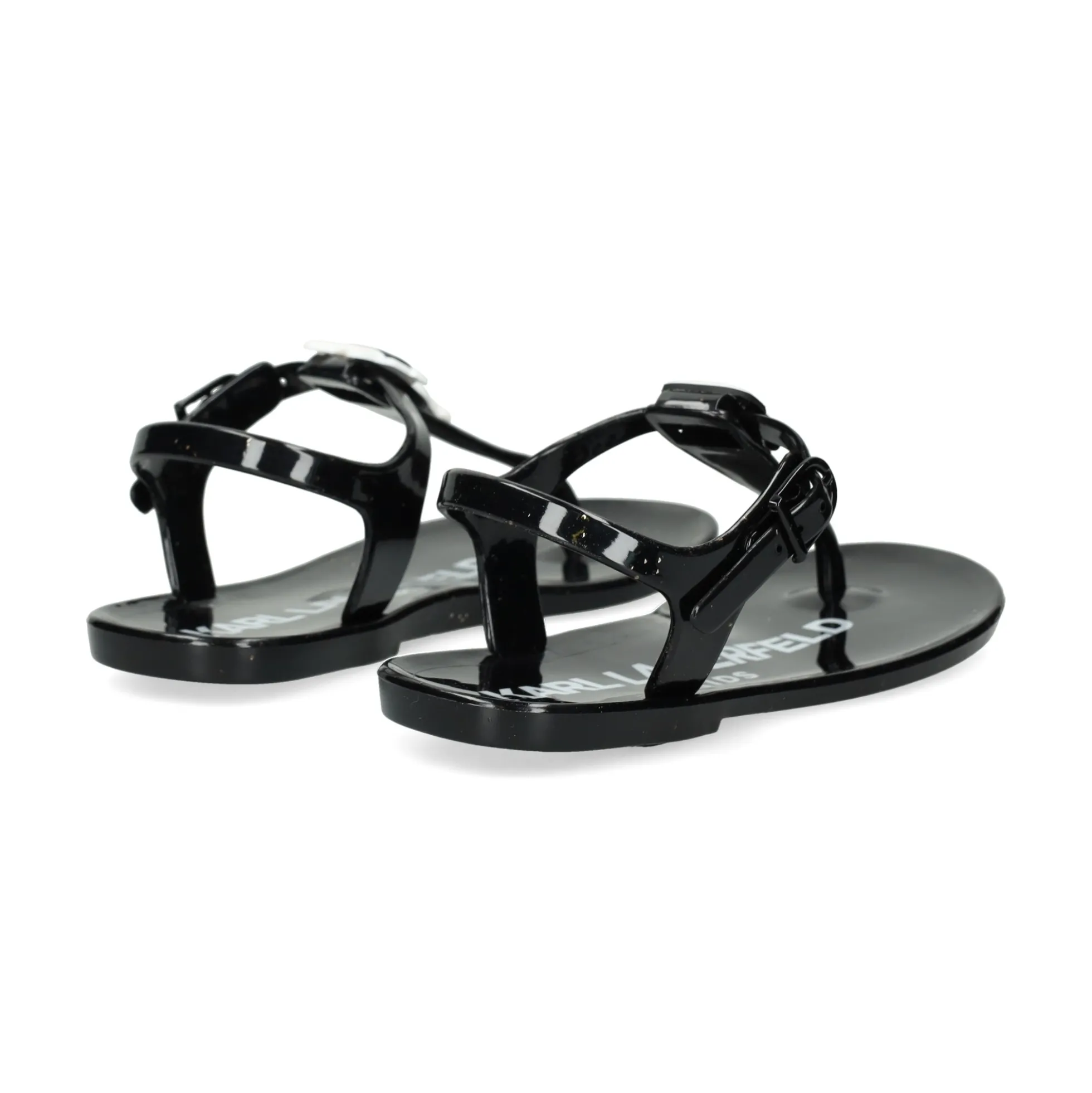 KARL LAGERFELD KIDS Sandalias, chanclas y albarcas de niña Z30370 09B NEGRO