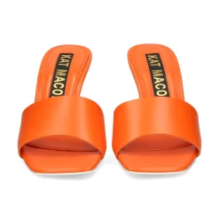 KAT MACONIE Sandalias con tacón de Mujer CHICHI-SORANGE NARANJA