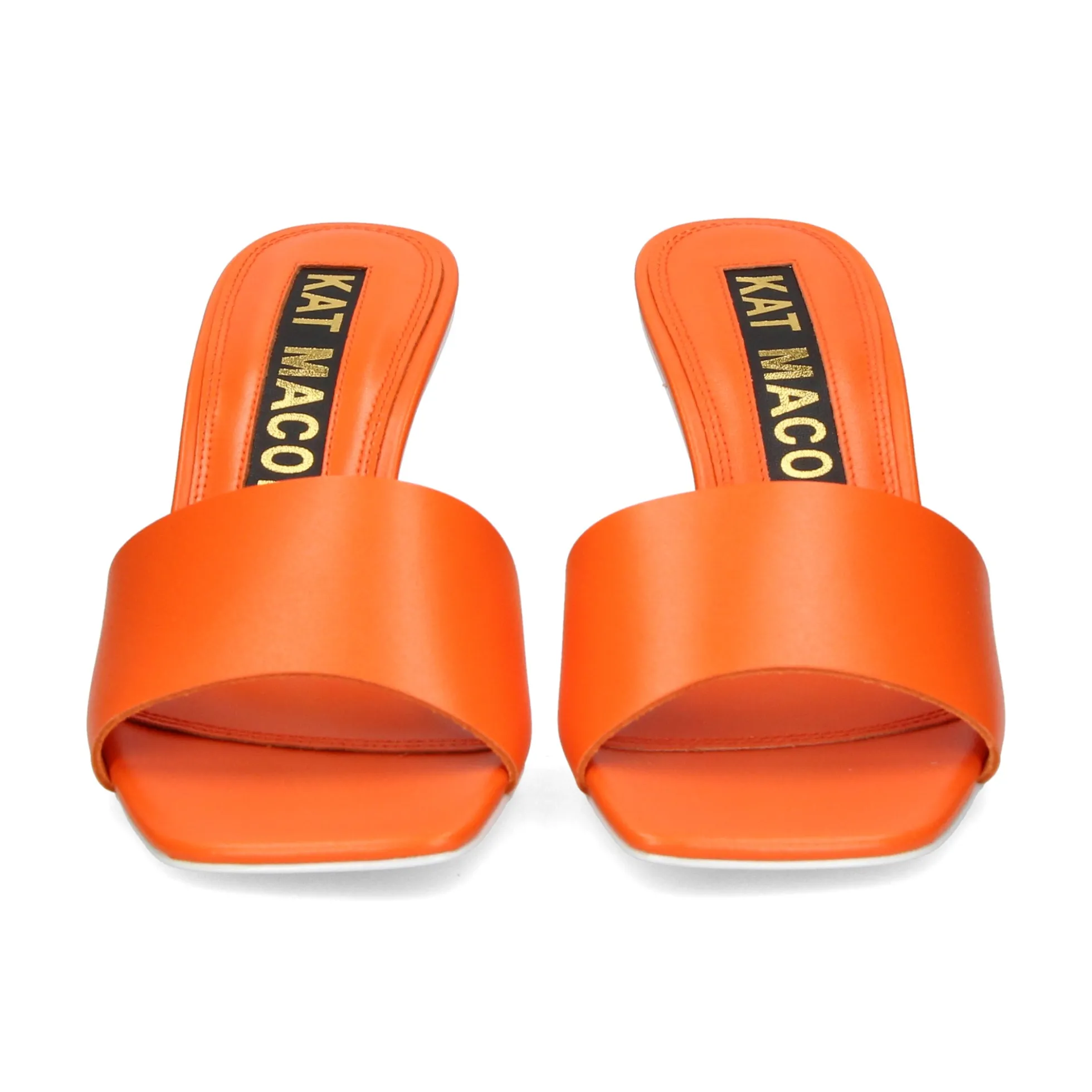 KAT MACONIE Sandalias con tacón de Mujer CHICHI-SORANGE NARANJA