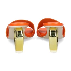 KAT MACONIE Sandalias con tacón de Mujer CHICHI-SORANGE NARANJA